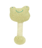 [日本製造] Pompkins 青蛙潑浪鼓玩具 (有機棉系列)