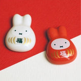 [日本製造] Miffy 達磨筷子架 (一對紅白)