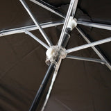 遮光·隔熱 晴雨兩用黑色塗層◎50cm防風植物貓折疊傘 防UV